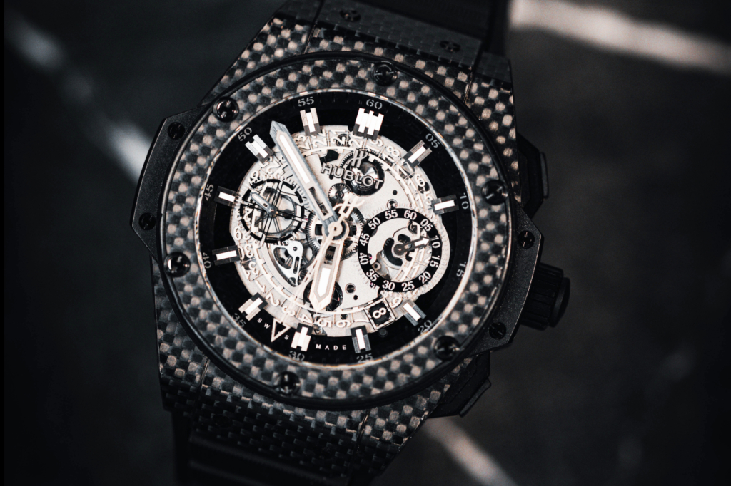 Hublot King Power UNICO chronograph in carbon, ref. 701.QX.0140.RX