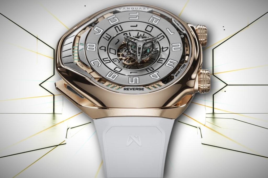 The Vanguart Black Hole Tourbillon Rose Gold was released at Dubai Watch Week 2025