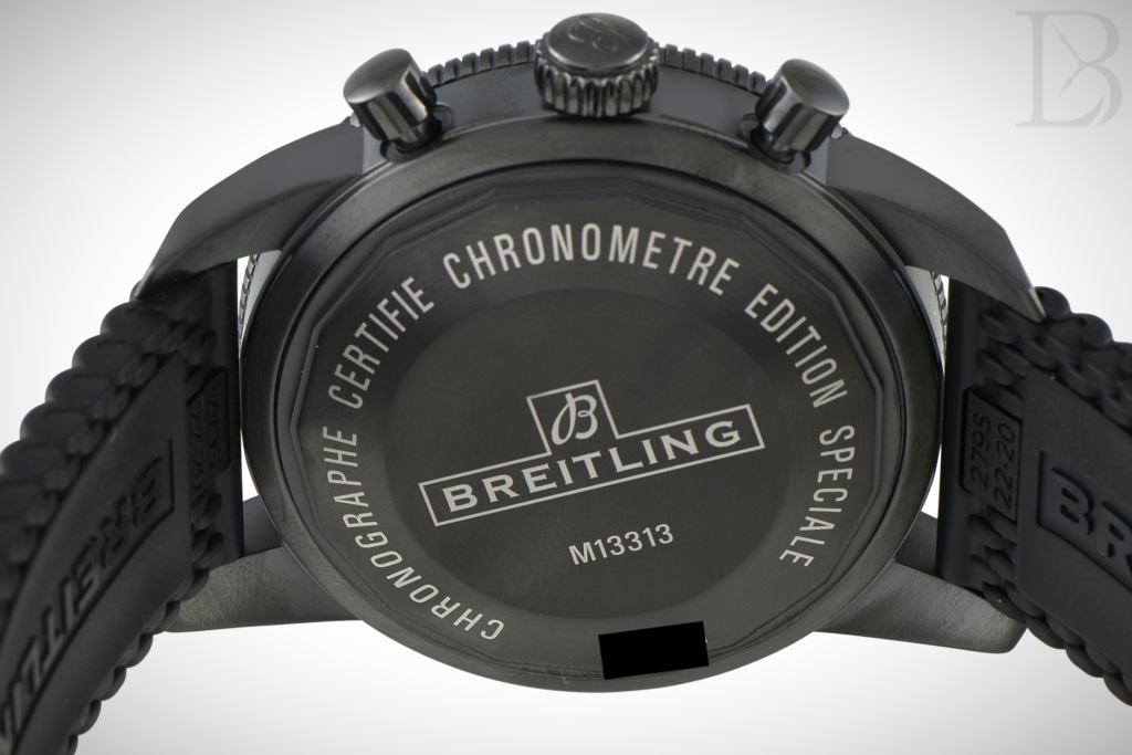 Breitling Superocean Chronograph 44 with blue dial and DLC case