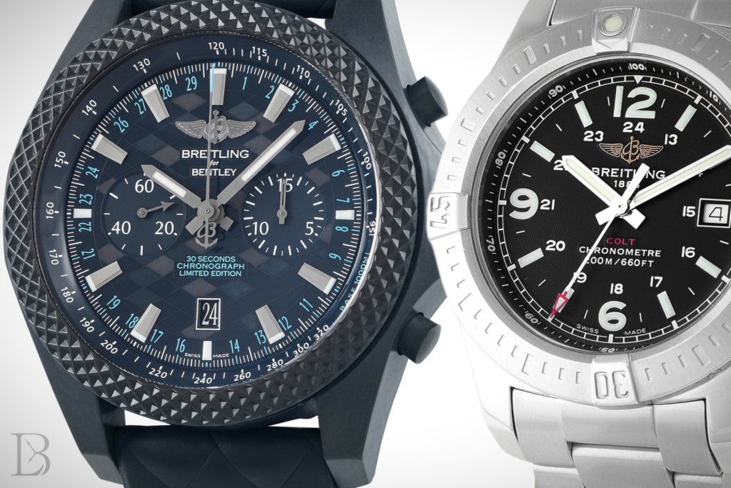 Bentley and Colt are both discontinued Breitling families