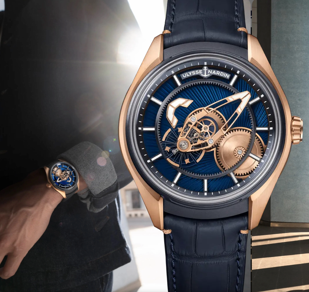 2025 Ulysse Nardin Freak X Gold Enamel ref. 2305-270LE-3AE-BLUE/1A