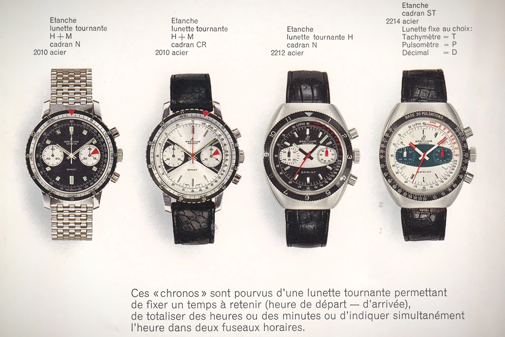 Discontinued vintage Breitling Sprint models
