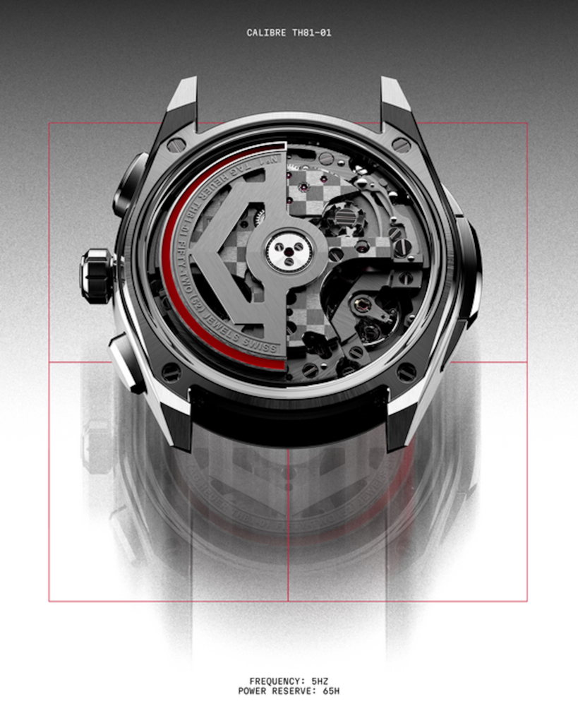 Caliber TH81-01 automatic split-seconds chronograph