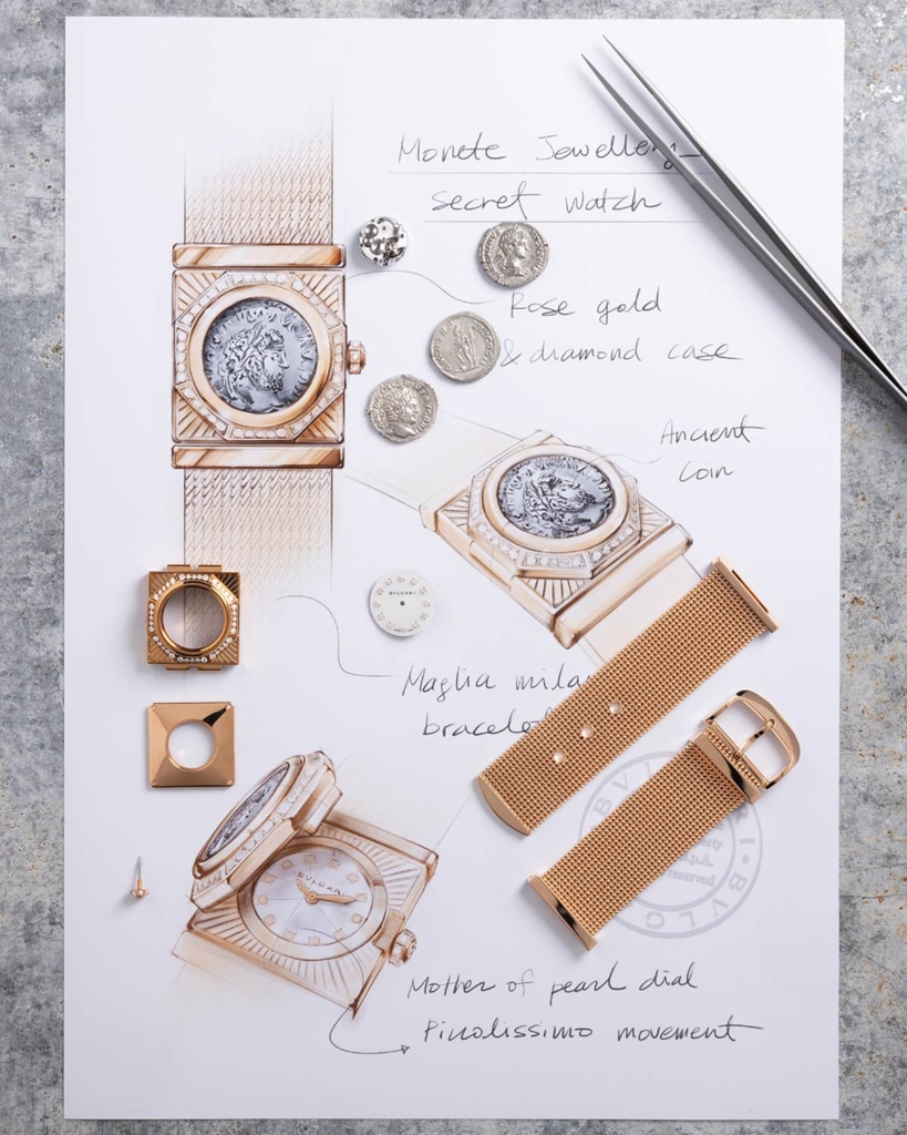 2026 Bulgari Maglia Milanese Monete Secret Watch