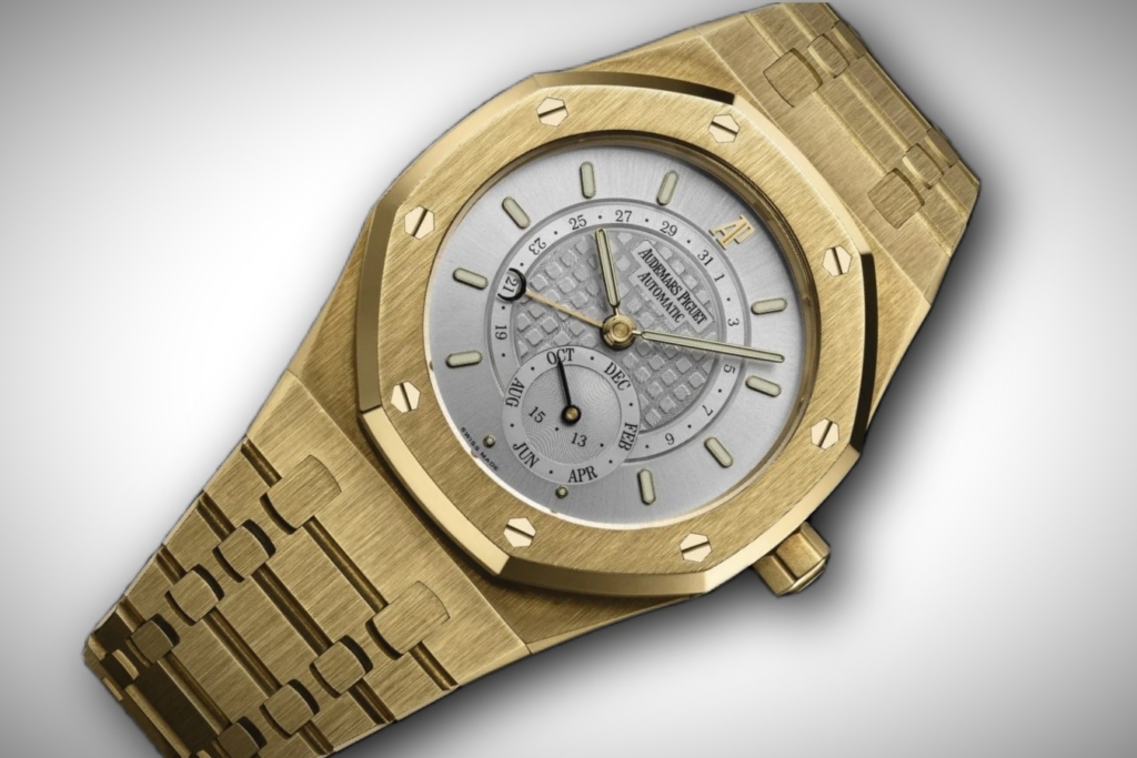 This 25920BA was a prototype made to show its annual calendar complication at the 1999 Basel Fair.