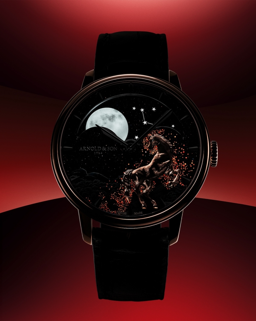 Perpetual Moon 41.5 Red Gold Year of the Horse