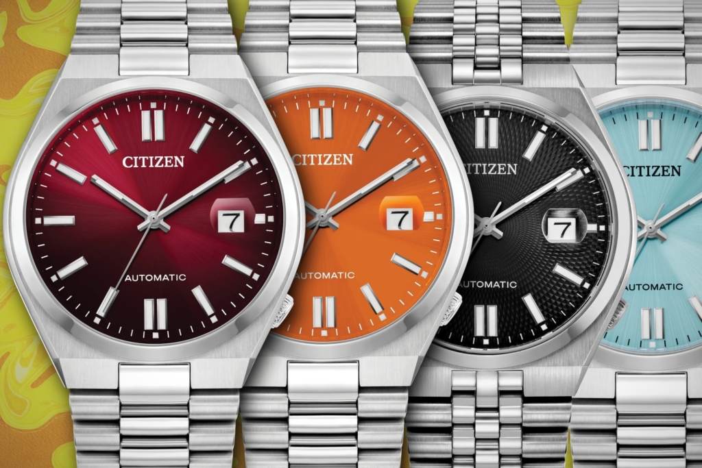 Colorful and affordable Citizen Tsuyosa watches
