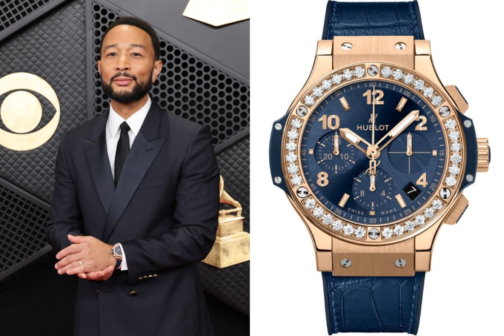 John Legend wearing Hublot at the 2026 Grammys