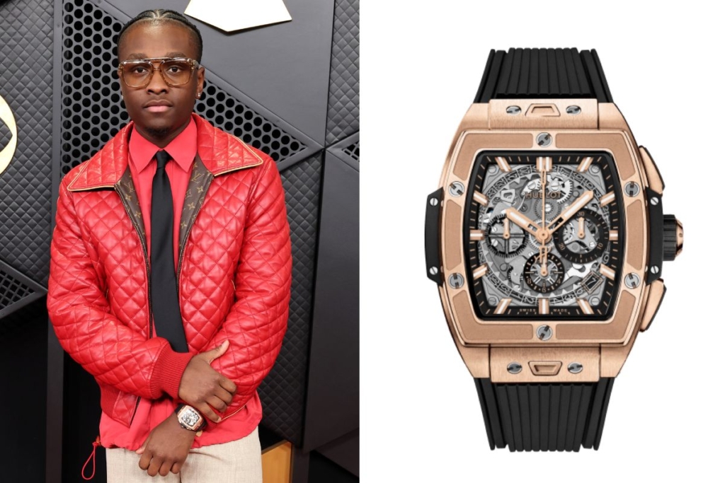 Miles Canton wearing a Hublot