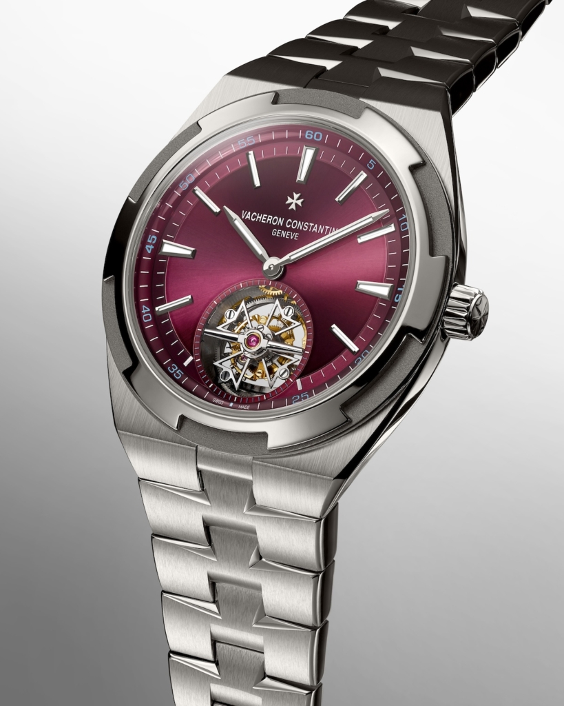 2026 Vacheron Constantin Overseas Tourbillon Titanium with Deep Red Dial