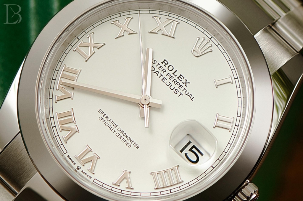 Rolex Datejust 126300 with full underside AR coating