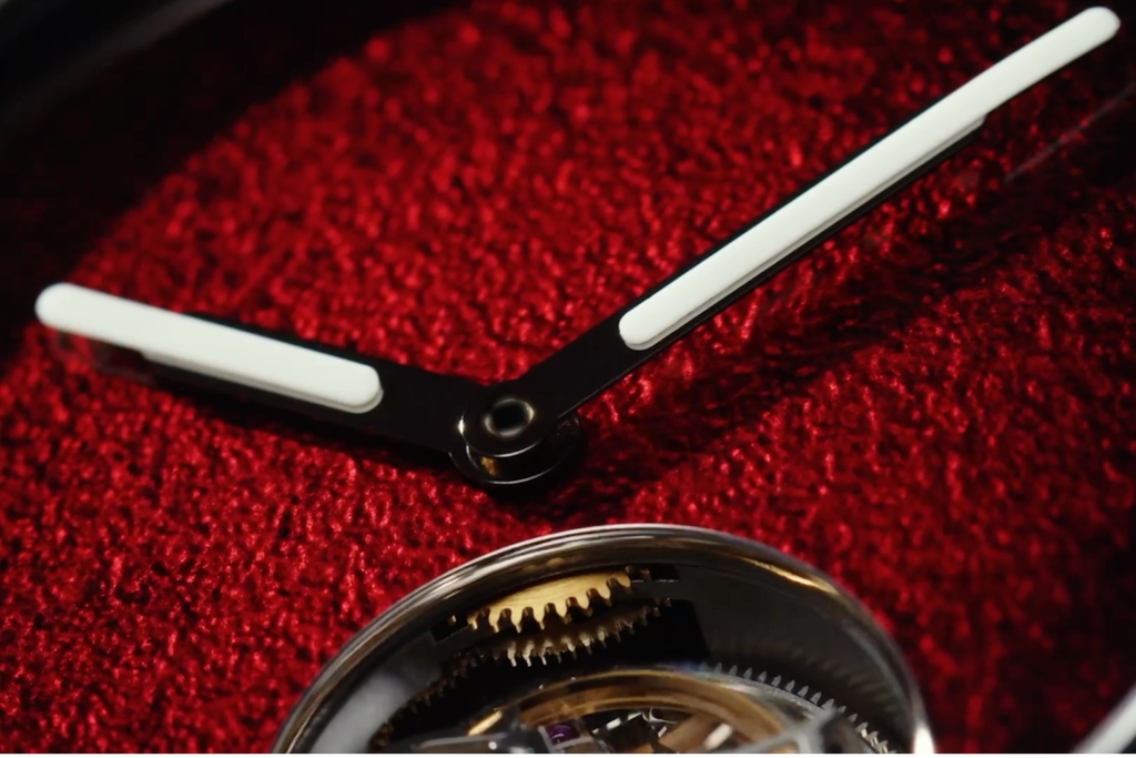 2026 H. Moser Streamliner Tourbillon Concept dial close-up