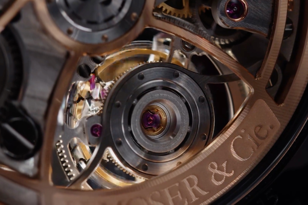 2026 H. Moser flying Tourbillon up close