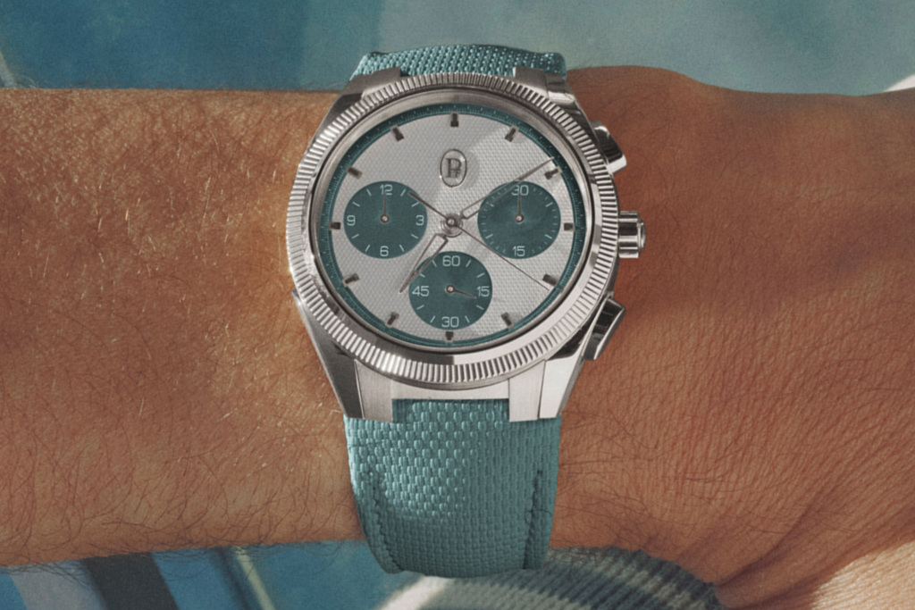 Wrist shot of the "teal panda" Tonda PF Sport