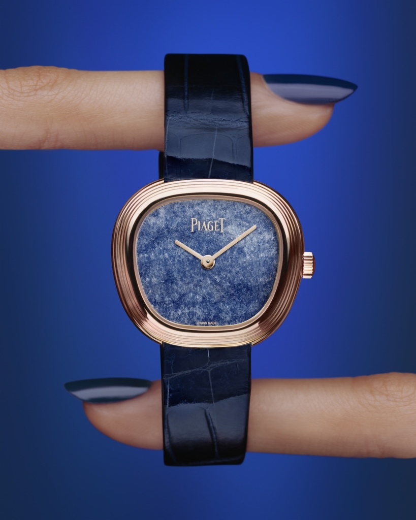 2026 Piaget Sixtie G0A51335 with blue quartz dial