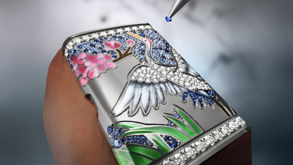 Close-up of Jaeger LeCoultre's 2026 Métiers Rares in action. Image: Jaeger LeCoultre.