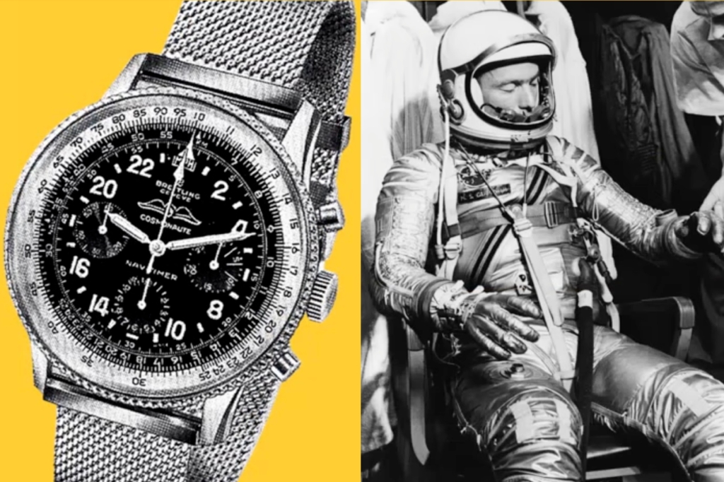 Breitling Cosmonaute prototype worn by Scott Carpenter