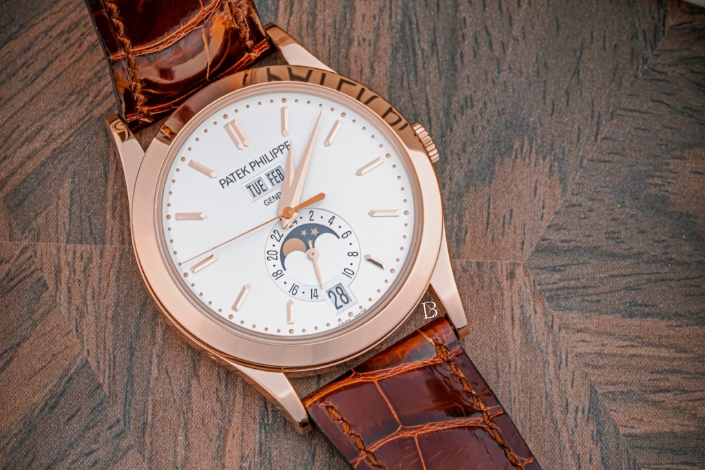 One of the Patek Philippe models discontinued in 2026: Annual Calendar Ref. 5396