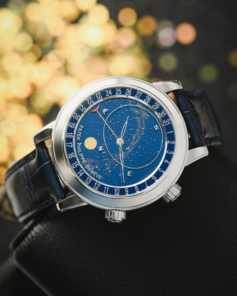 One of the Patek Philippe models discontinued in 2026: Celestial and 6102P-001