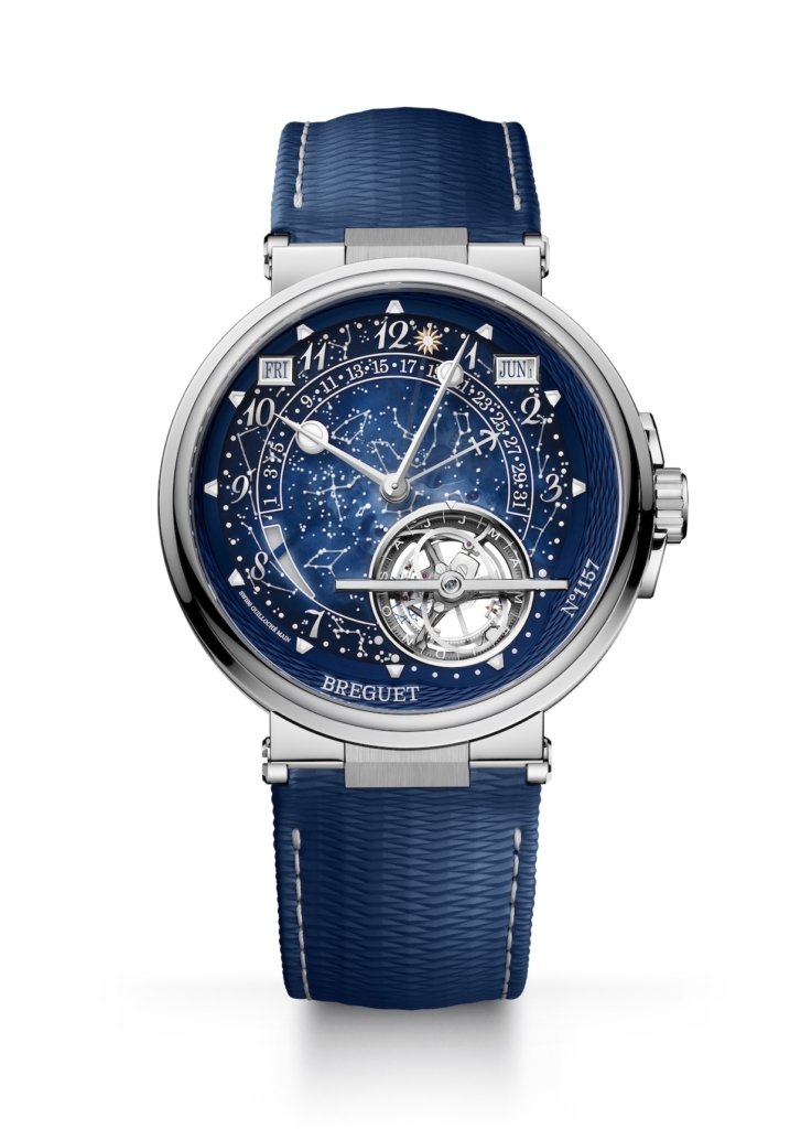 Marine Tourbillon Équation Marchante 5887 rubber strap