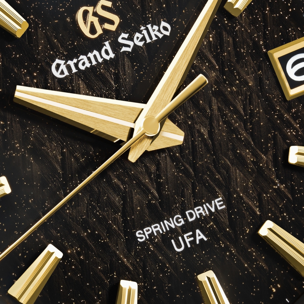 Dial close-up of the 2026 Grand Seiko SLGB006 Ice Forest at Dawn.