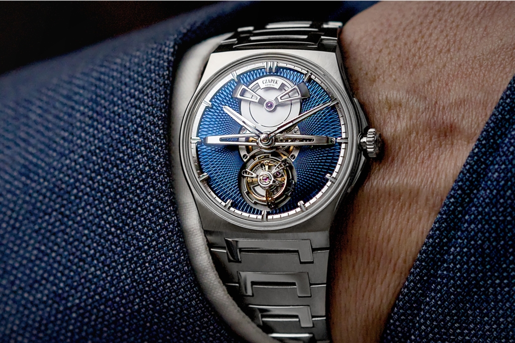 2026 Czapek Antarctique Tourbillon Titanium Cosmic Blue