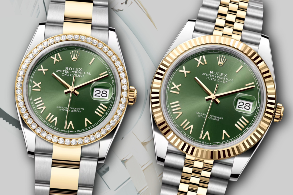 Olive Green Steel/Yellow Gold Datejust