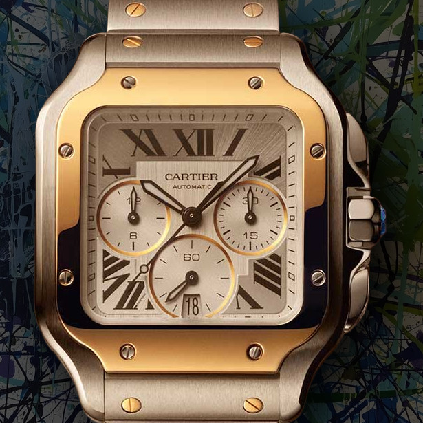 2026 Cartier Santos chronograph release: Ref. W2S10035