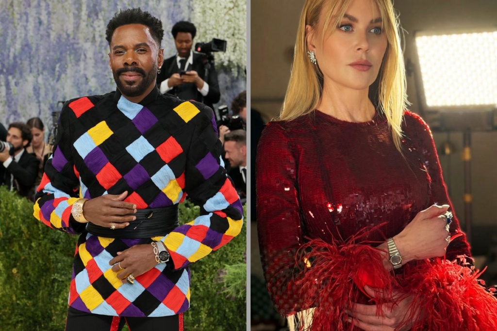 Colman Domingo and Nicole Kidman wearing vintage Constellations