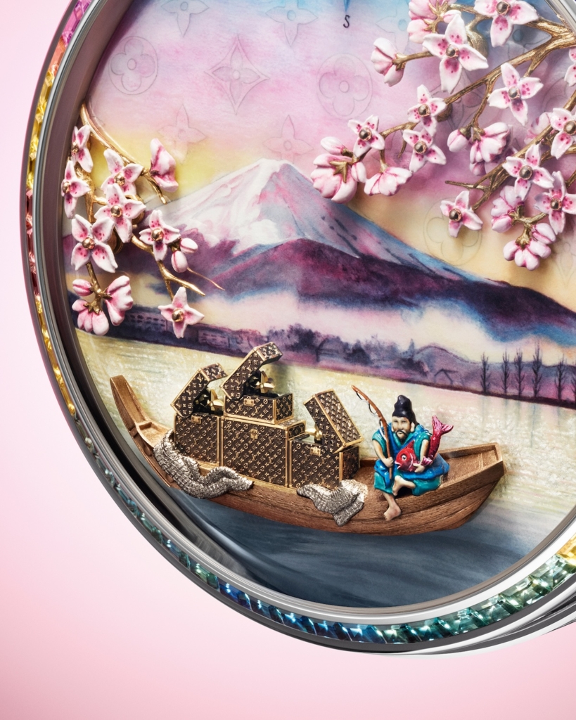Non-wrist watches: Louis Vuitton Escale au Mont Fuji Pocket Watch