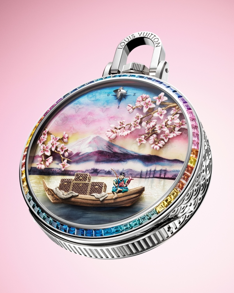 Non-wrist watches: Louis Vuitton Escale au Mont Fuji Pocket Watch