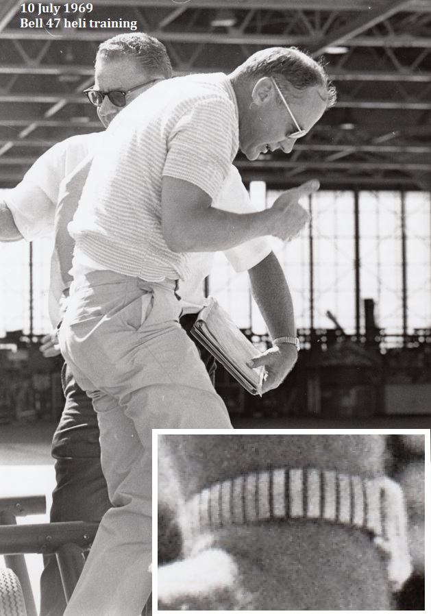 John Glenn wearing a Fixoflex