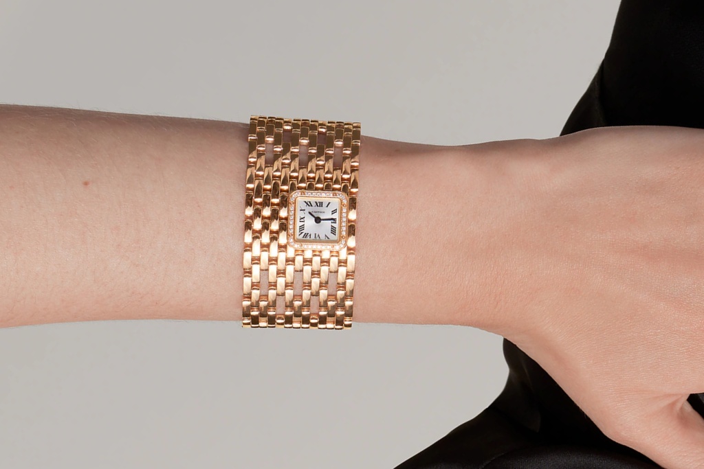 Cartier Panthère De Cartier Cuff Watch, WJPN0022 discontinued in 2026