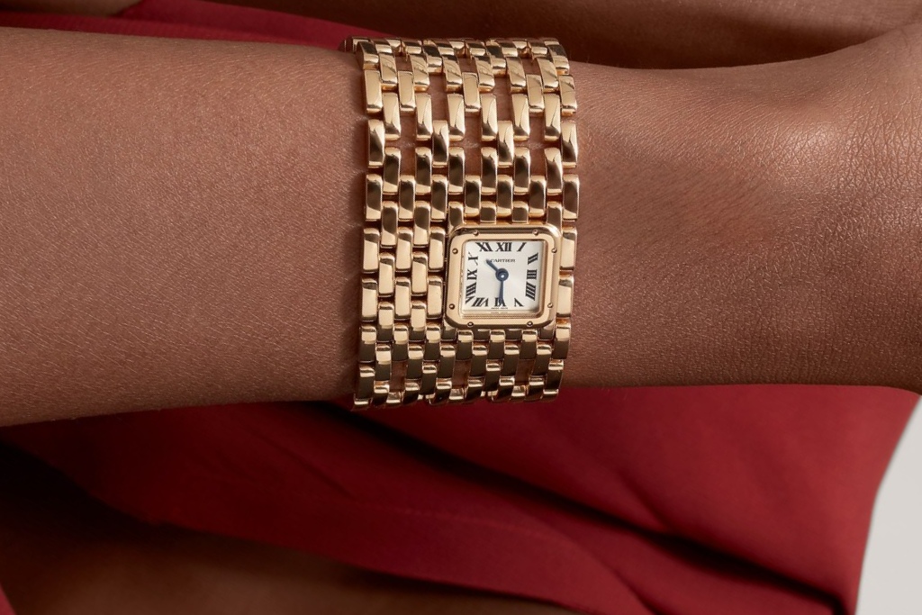 Cartier Panthère De Cartier Cuff Watch in yellow gold, ref. WGPN0018 discontinued in 2026