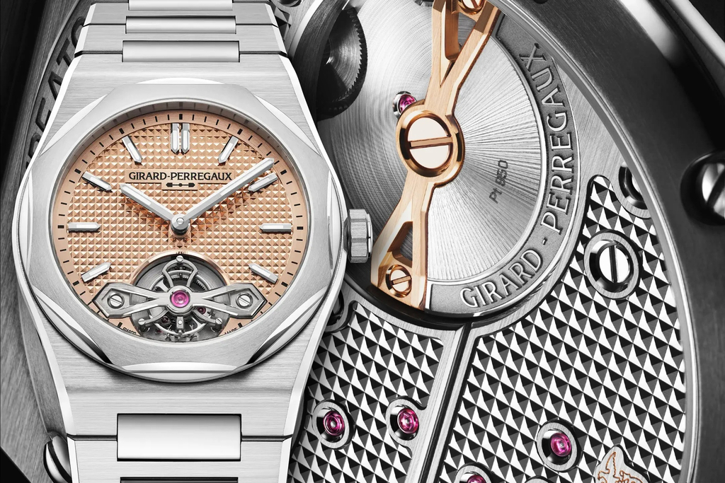 2026 Girard-Perregaux Laureato Fifty Tourbillon Micro-Rotor 39mm 99116-11-3615-1CM. Photo: Girard-Perregaux