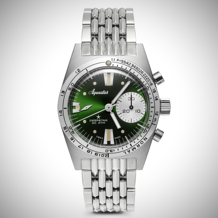 Aquastar Deepstar 39mm Chronograph Greenwich