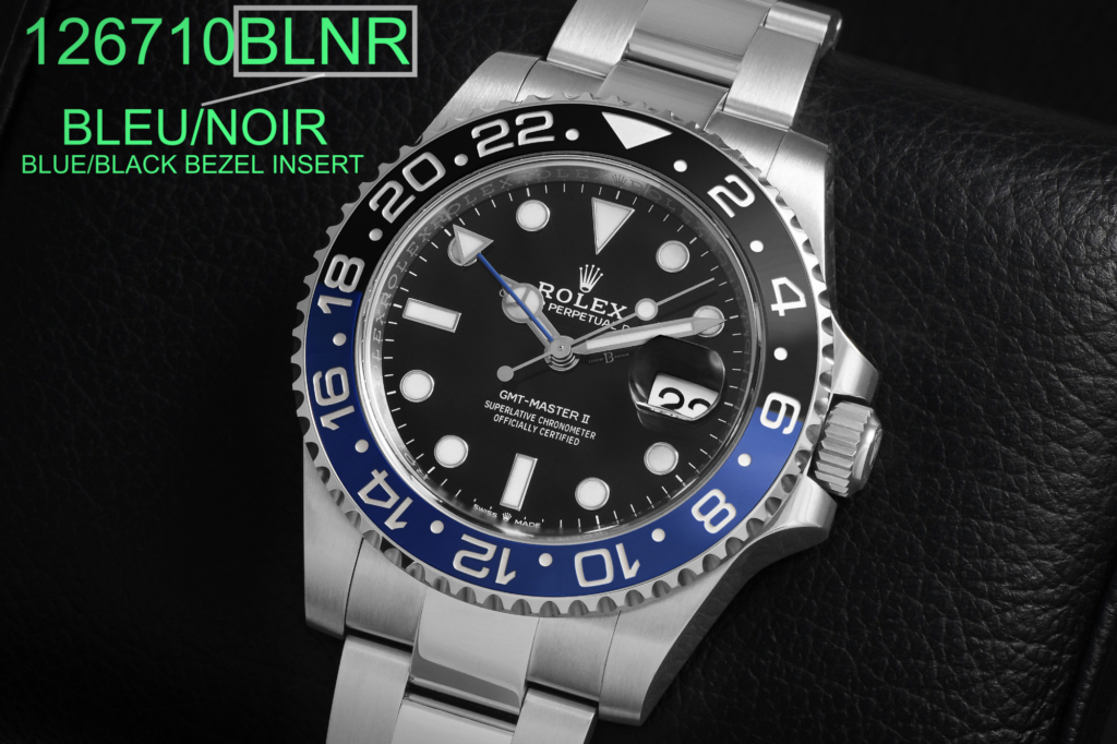 Rolex GMT-Master II "Batman" reference number 126710BLNR