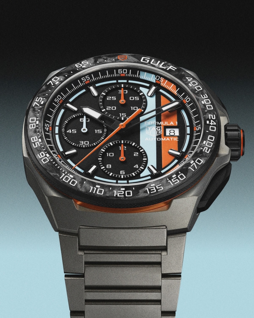 Formula 1 Automatic Chronograph x Gulf ref. CBZ208B.BF0009