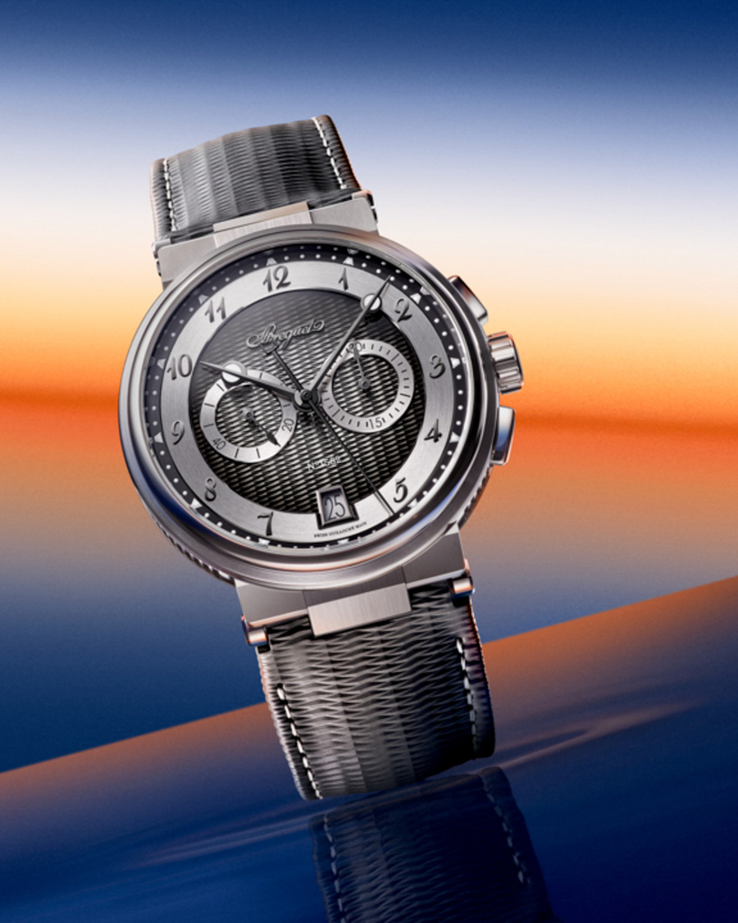 Marine Chronographe 5527 in titanium (Image: Breguet)