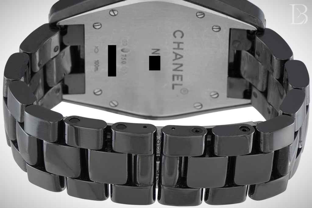Chanel's own watch brand is arguably most known for the J12 (shown here in black ceramic)
