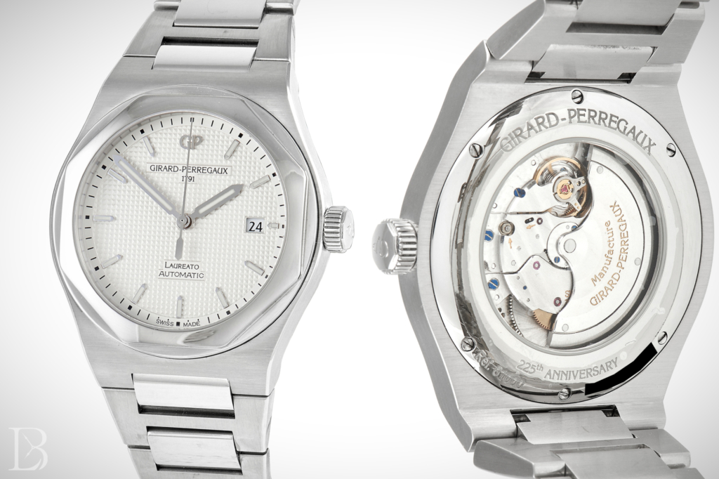 Girard-Perregaux Laureato Heritage ref. 81000-11-131-11a debuted in 2016 and was limited to 225 pieces. It's the only 41mm Laureato without a tourbillon.