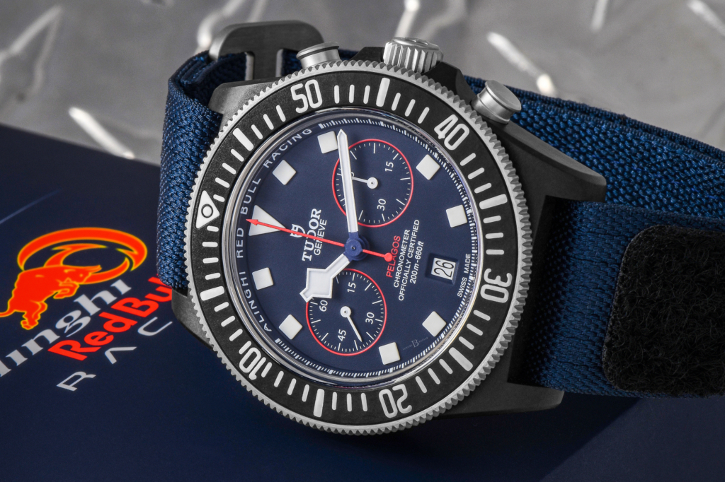 Tudor's first carbon chronograph watch: ref. 25807KN