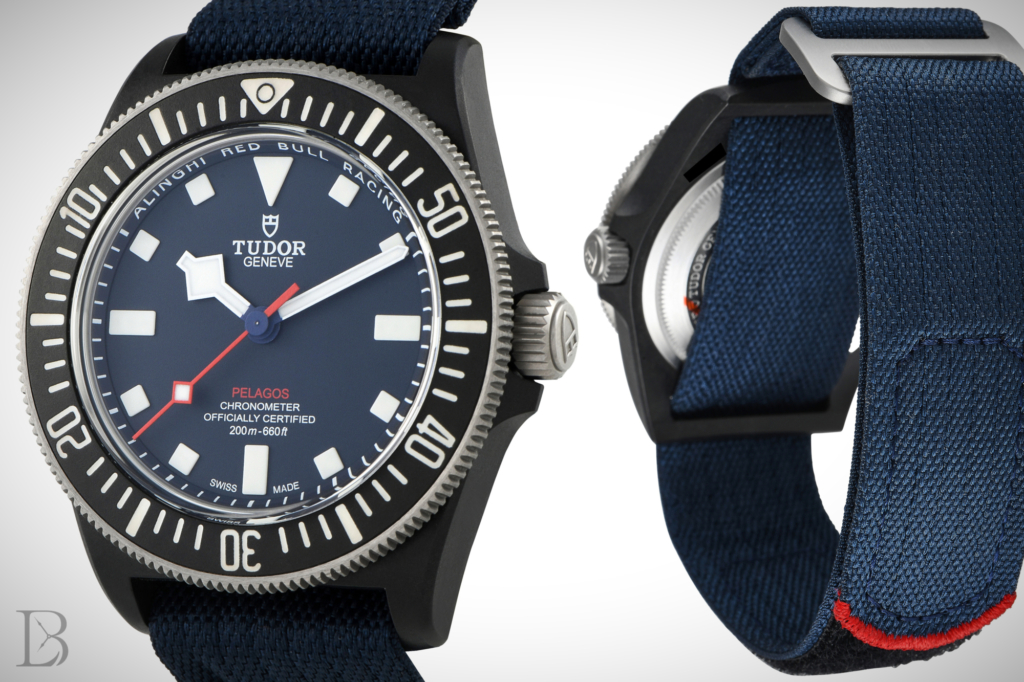 Tudor Pelagos FXD Alinghi Red Bull Racing with carbon composite case, ref. 25707KN