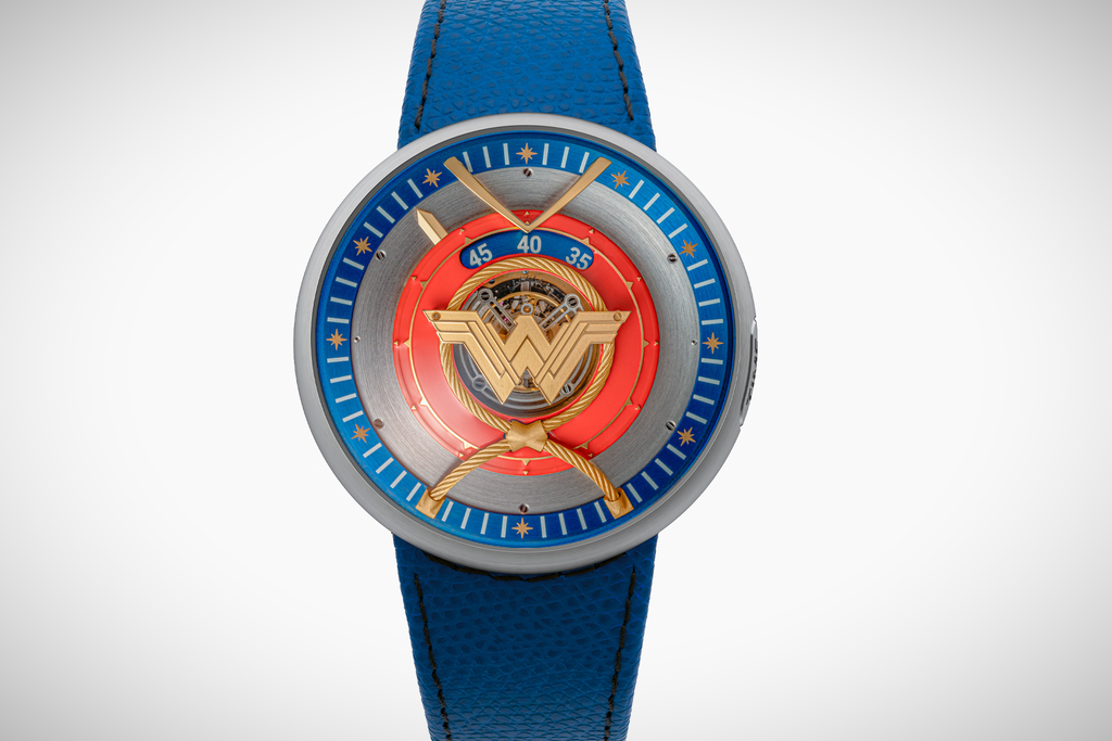 Marco Tedeschi is a master of central tourbillons. This Wonder Woman watch costs about $124,000. Photo: marco-tedeschi.com