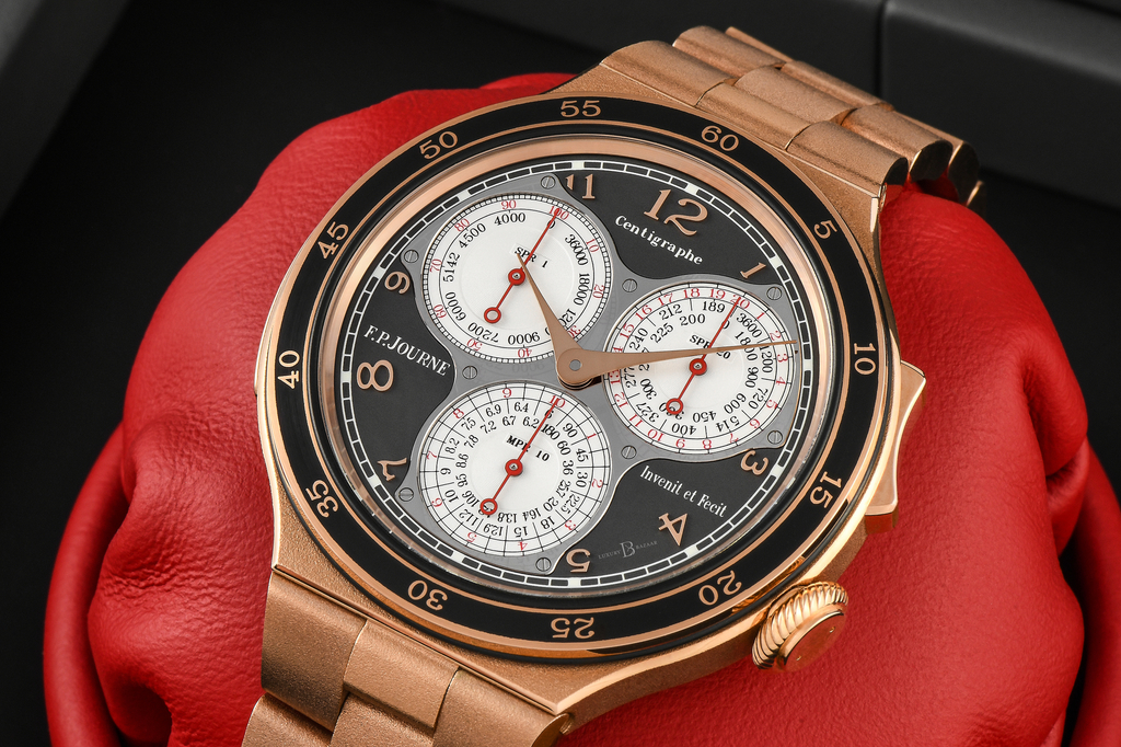 The Centigraphe is the most unique of F.P. Journe's few luxury sports watches