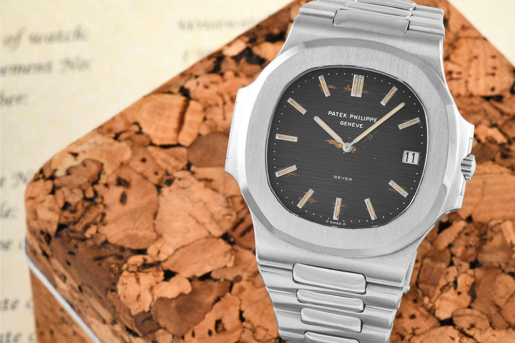 Patek Philippe Nautilus ref. 3700 with Beyer dial stamp