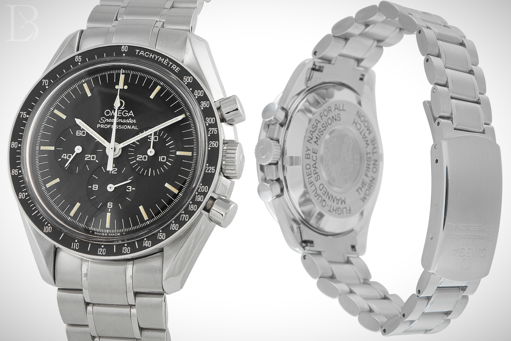 One of the most classic choices for a luxury sports watch: Omega Speedmaster Professional ref. 3570.50.00