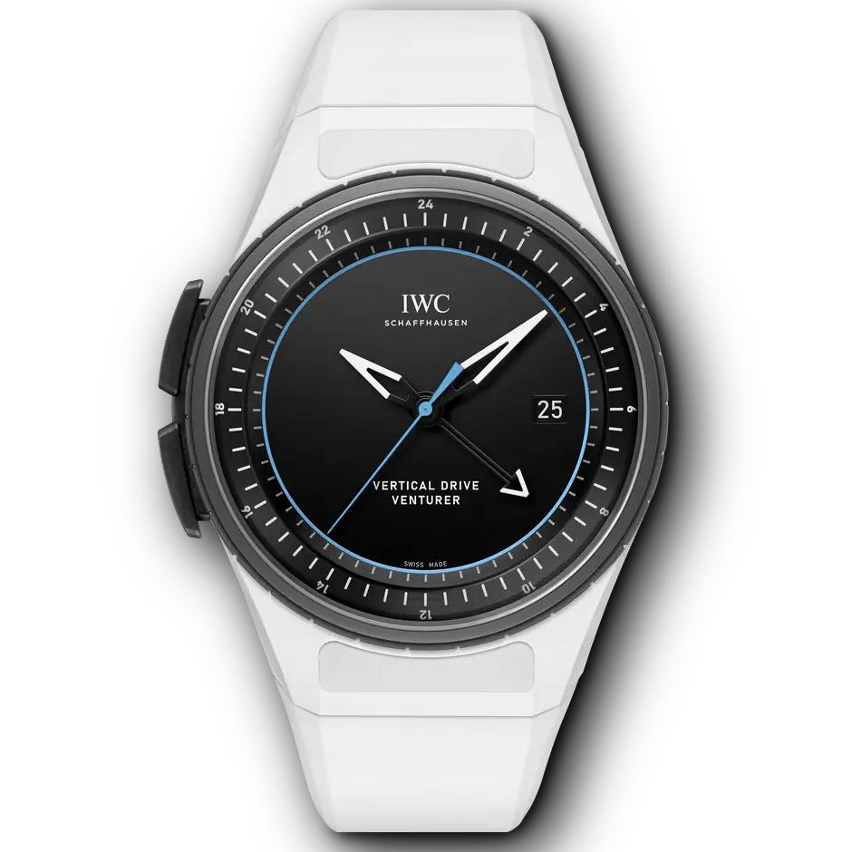 Probably the most distinctive of IWC's luxury sports watches, the IWC Pilot's Venturer Vertical Drive