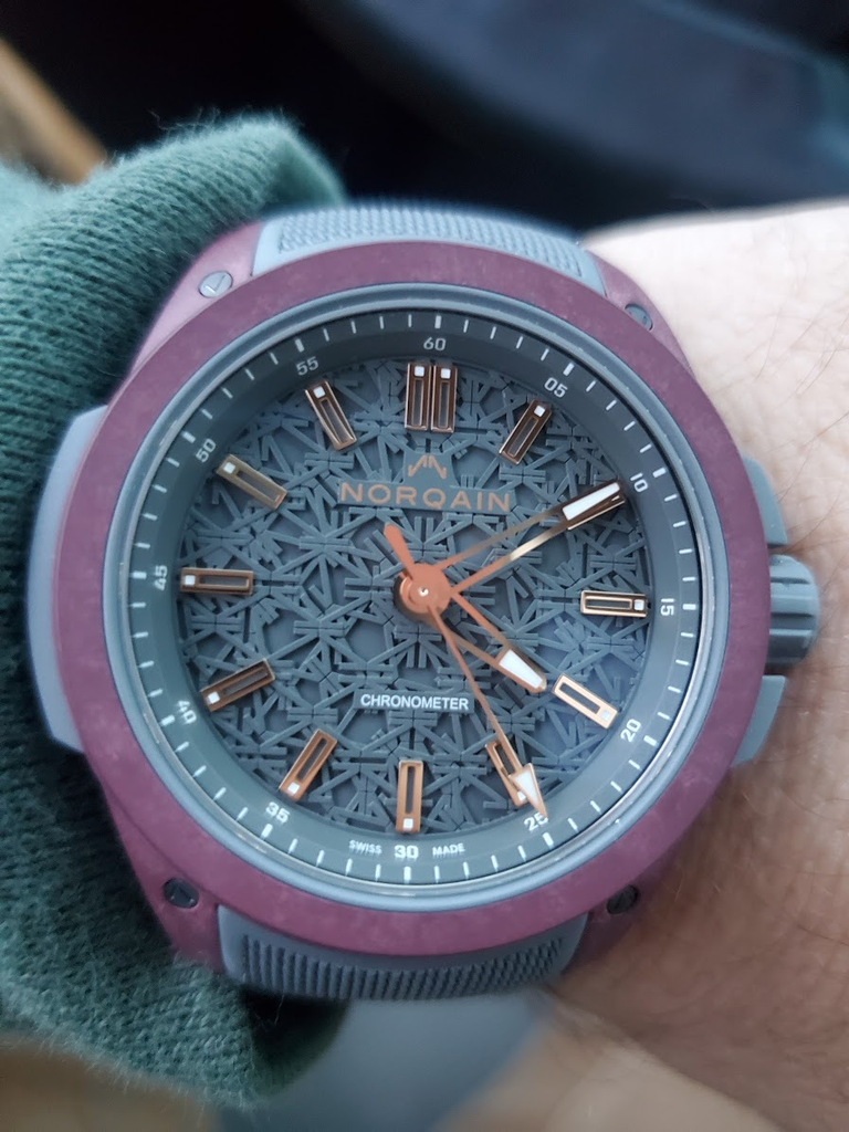Norqain Wild One watch on the wrist