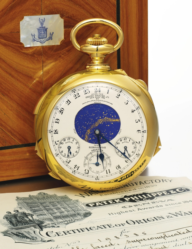 Most Expensive Patek pocket watch: Henry Graves Jr. Supercomplication